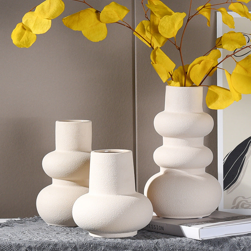 Minimalist Ceramic Flower Vase