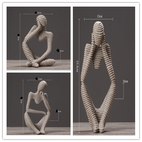 Abstract Thinker Sculpture —  Gift