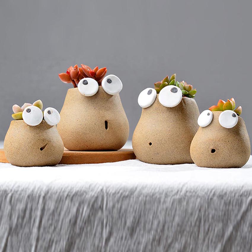 Mini Stoneware Thumb Pot