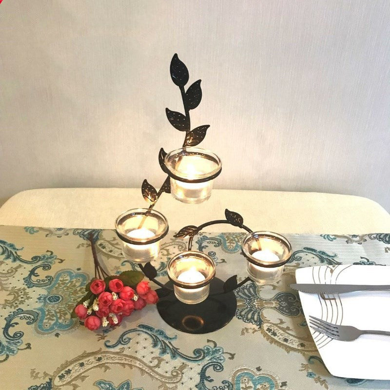 Iron Candle Holder — Romantic Home Decor