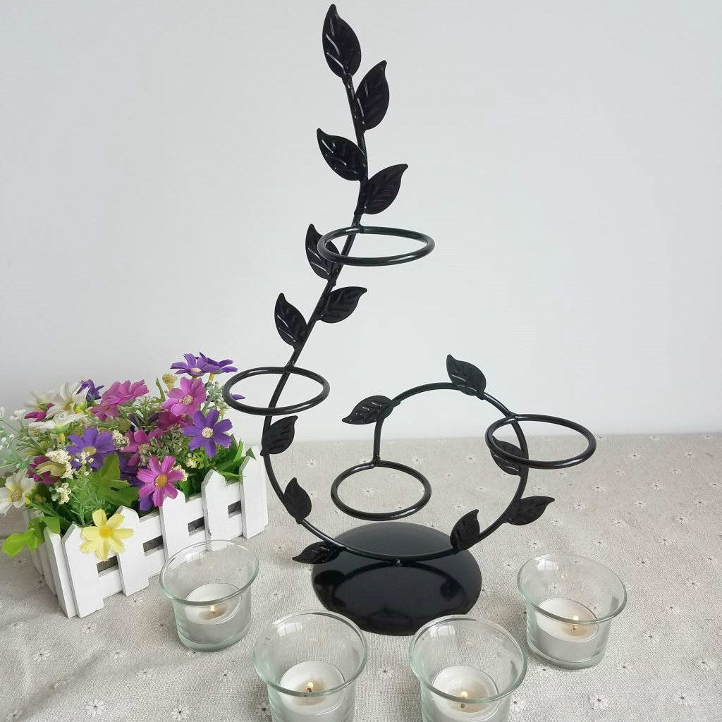 Iron Candle Holder — Romantic Home Decor