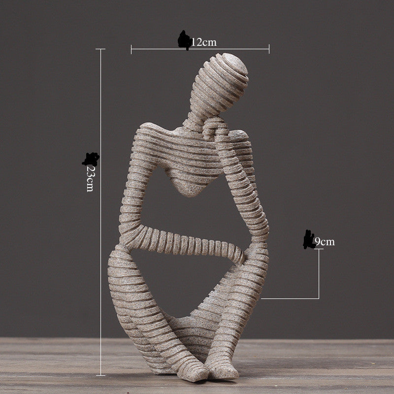 Abstract Thinker Sculpture —  Gift