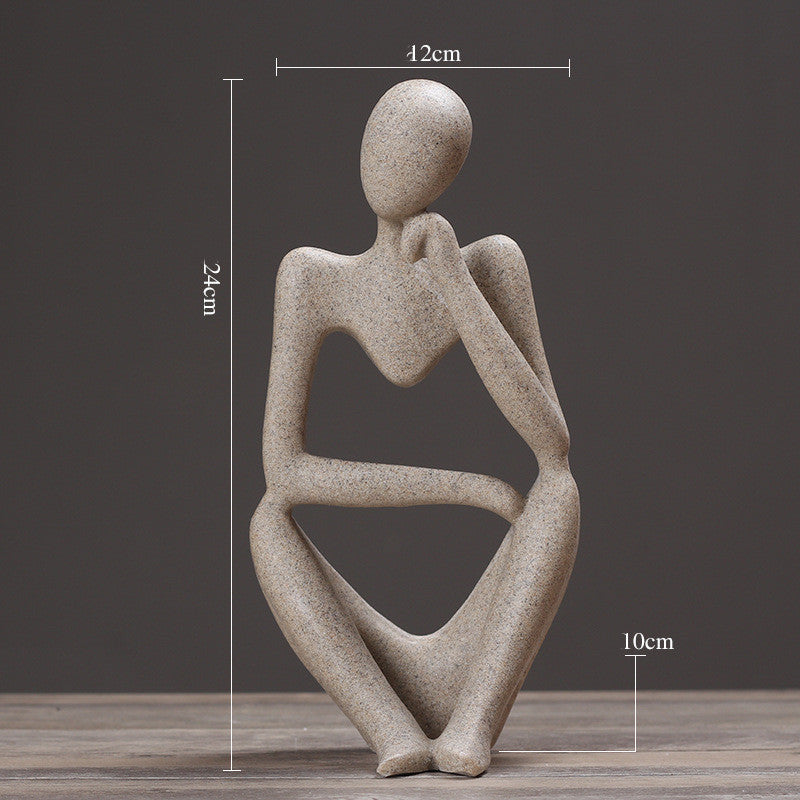 Abstract Thinker Sculpture —  Gift