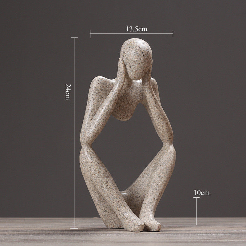 Abstract Thinker Sculpture —  Gift