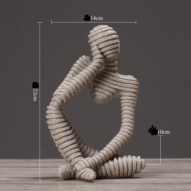 Abstract Thinker Sculpture —  Gift