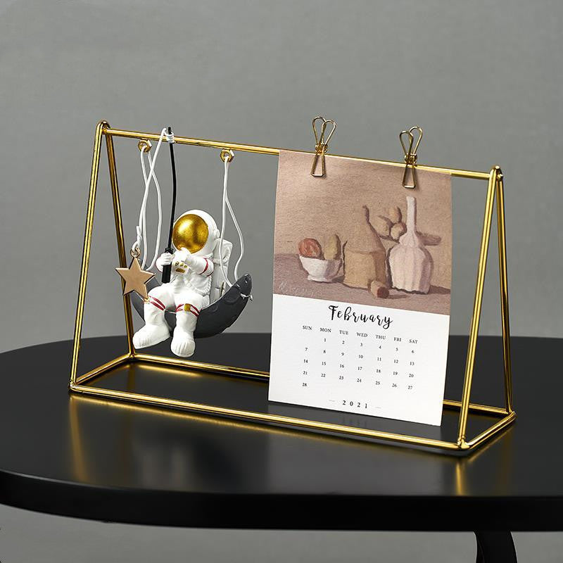 Astronaut Space Figurine — Desk Decor Gift