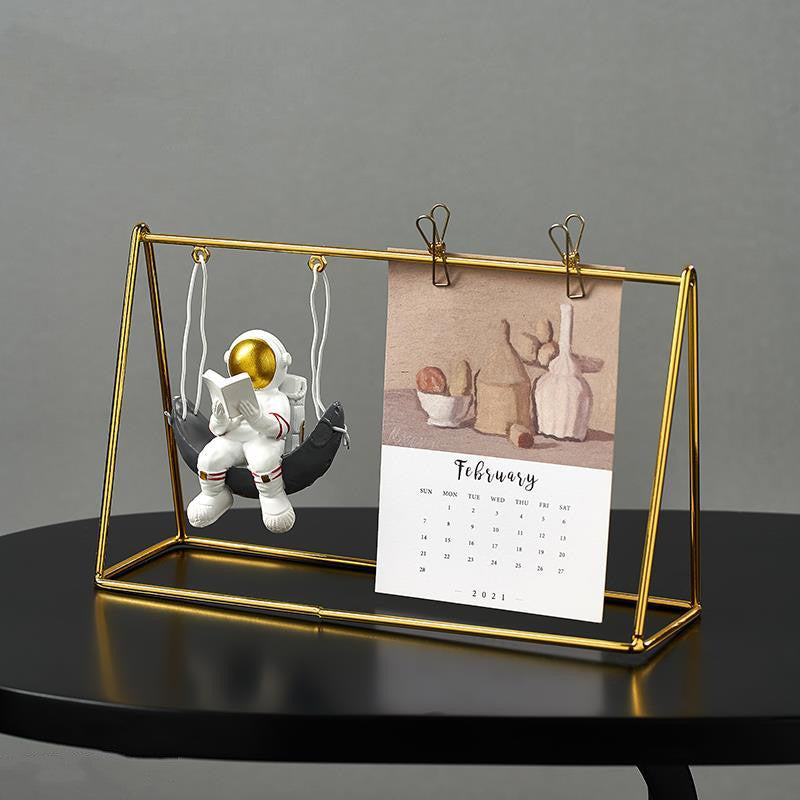 Astronaut Space Figurine — Desk Decor Gift