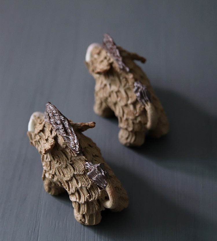 Wild Boar Sculpture Home Ornament