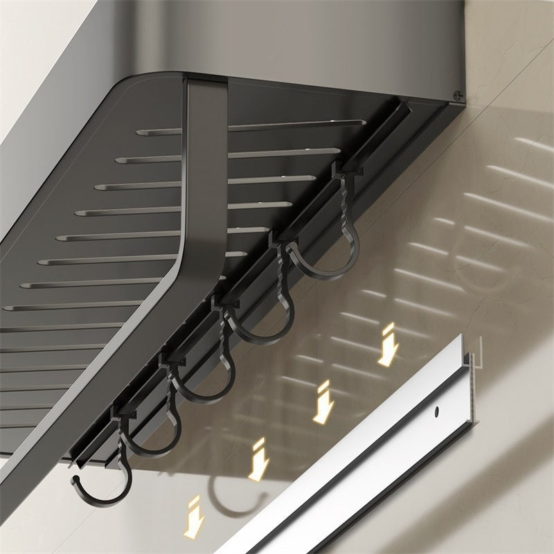 Wall-Mounted Bathroom Storage Rack