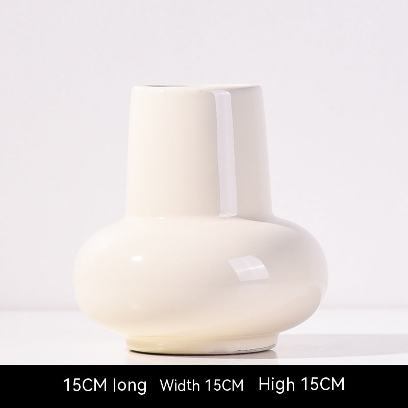 Minimalist Ceramic Flower Vase