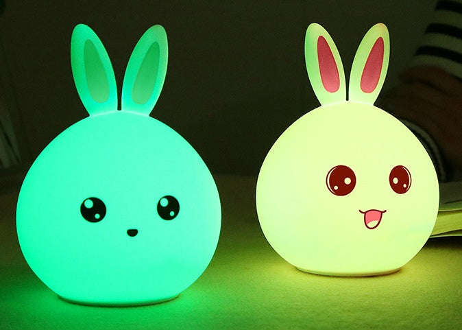 Bunny Night Light — Color Changing Touch Lamp