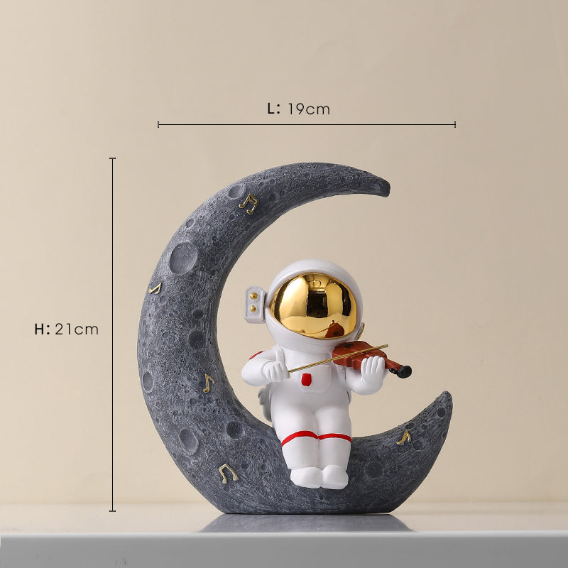 Nordic Astronaut Resin Figurine