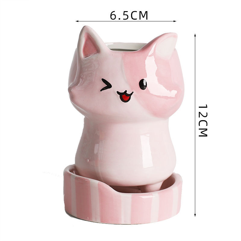 Cartoon Animal Ceramic Planter