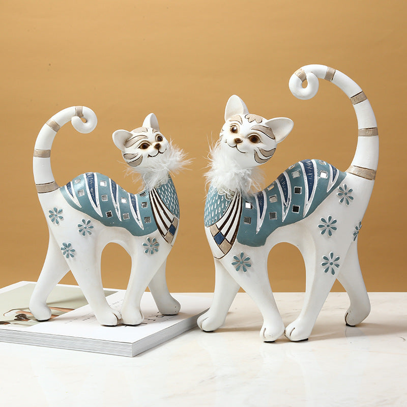 Cute Cat Living Room Ornament