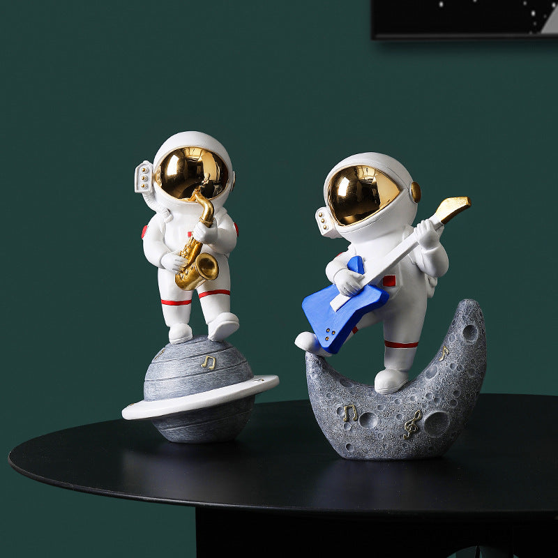 Nordic Astronaut Resin Figurine