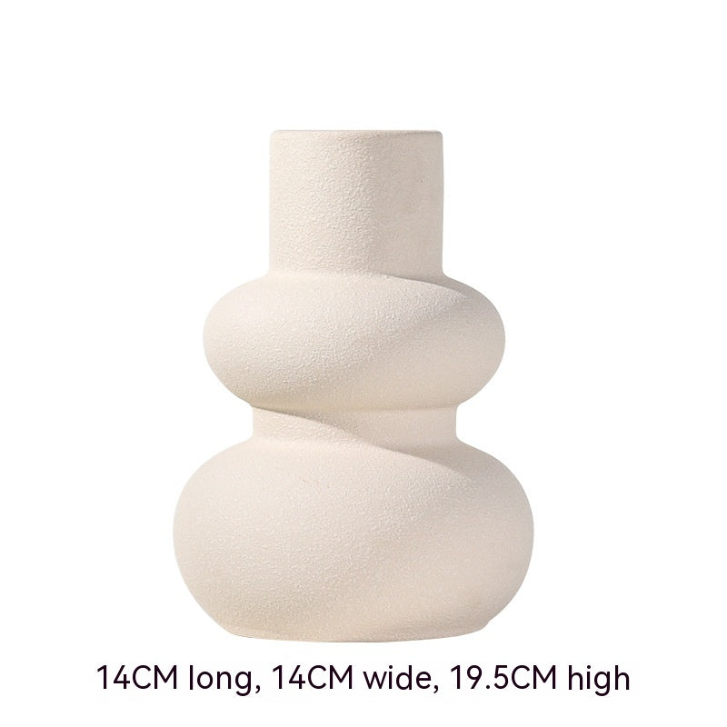 Minimalist Ceramic Flower Vase