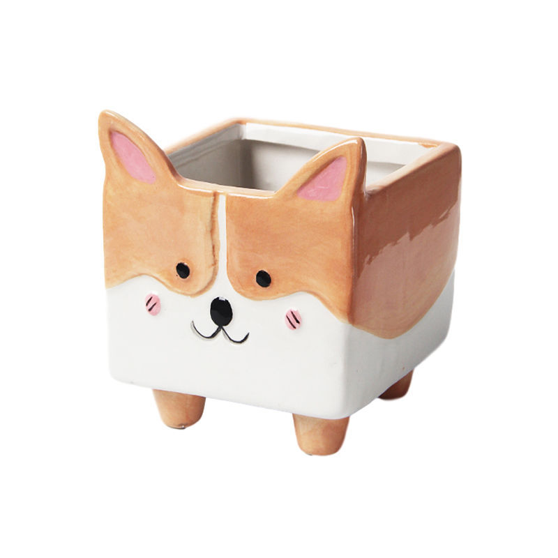 Cartoon Animal Ceramic Planter