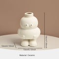 Nordic Abstract Human Ceramic Vase