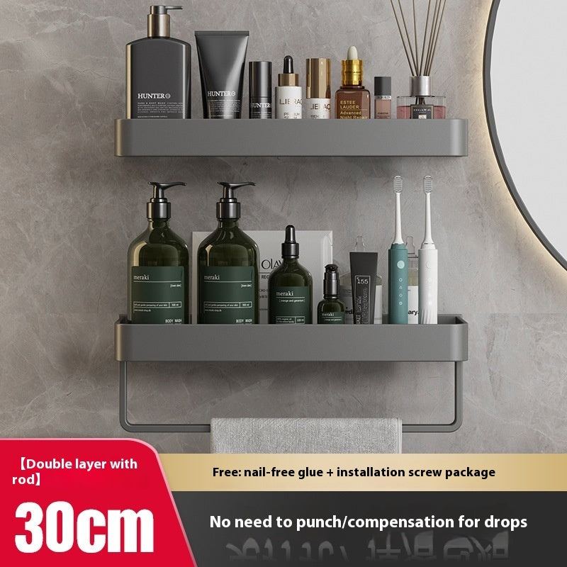Wall-Mounted Bathroom Storage Rack