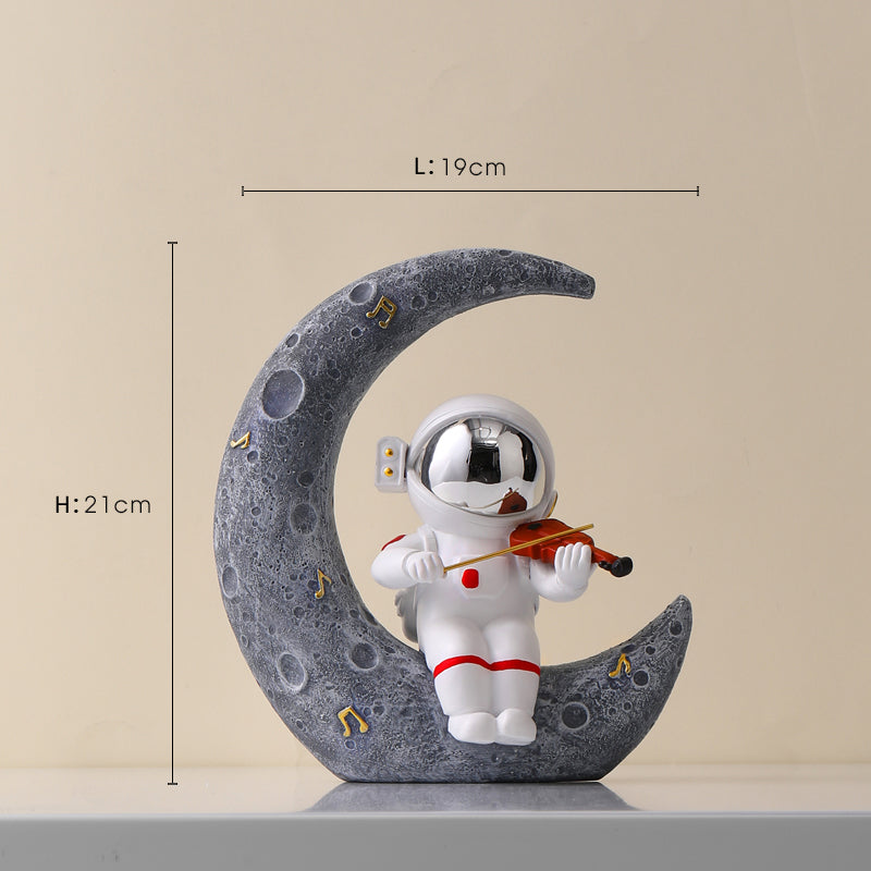 Nordic Astronaut Resin Figurine