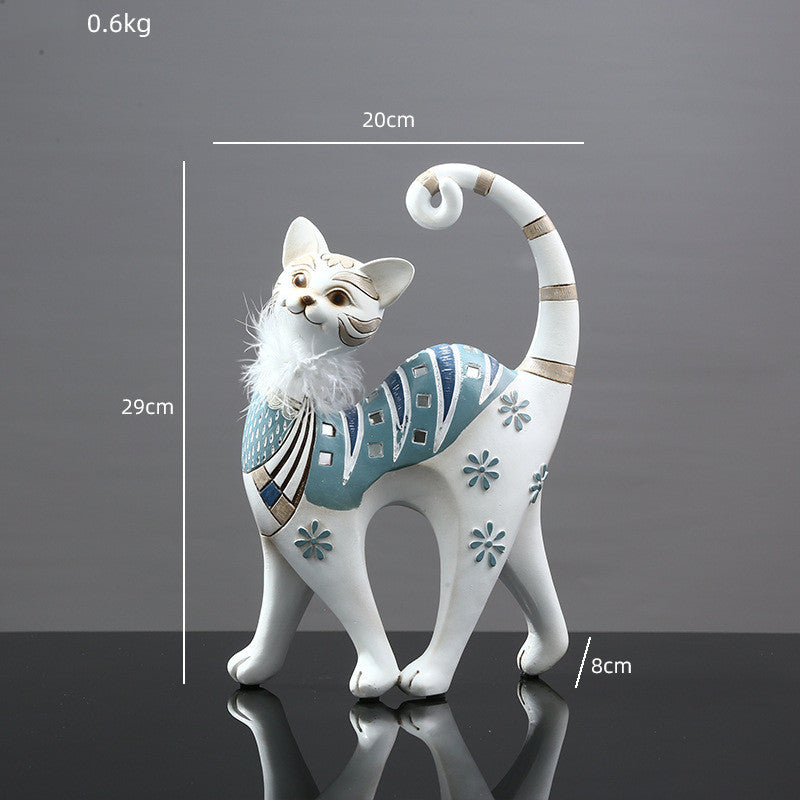 Cute Cat Living Room Ornament