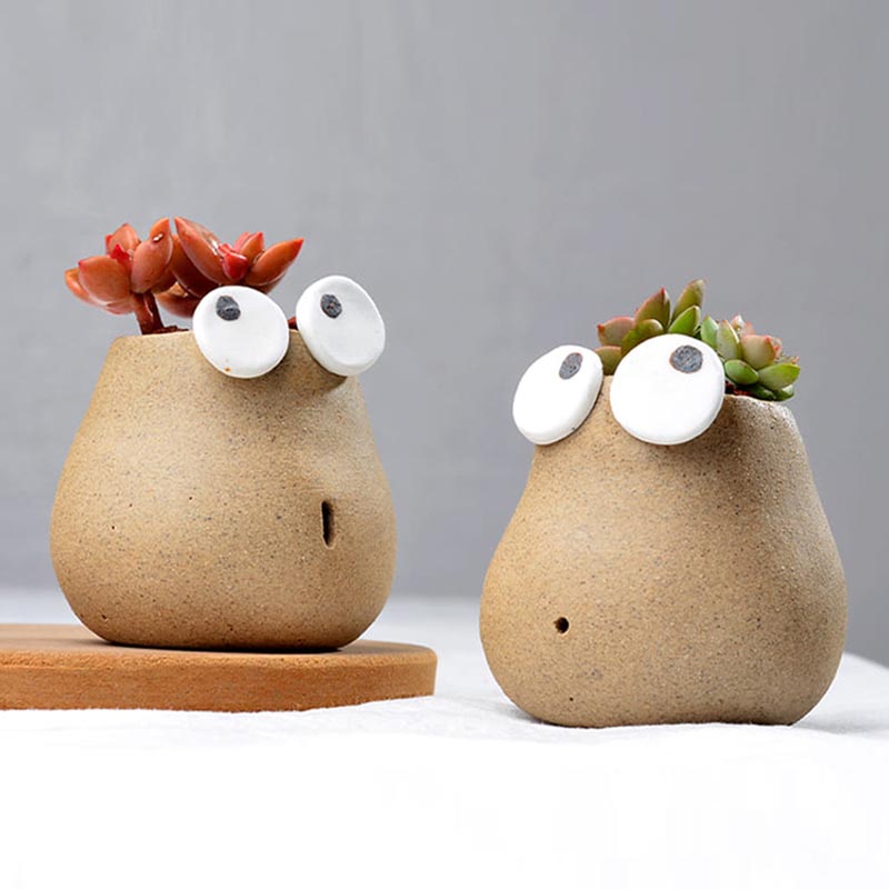 Mini Stoneware Thumb Pot