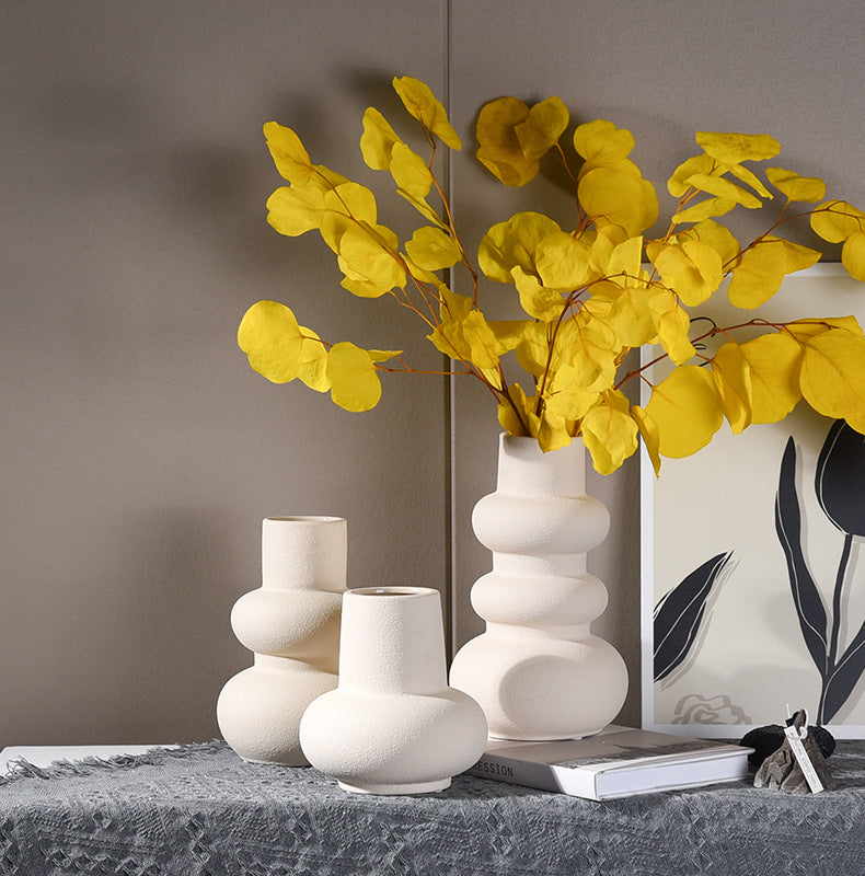 Minimalist Ceramic Flower Vase