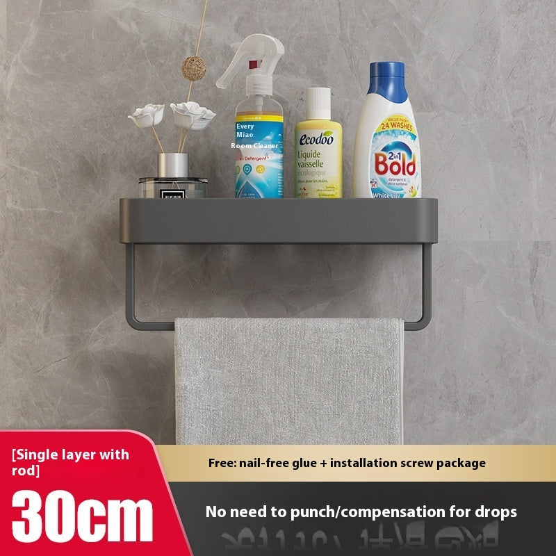 Wall-Mounted Bathroom Storage Rack