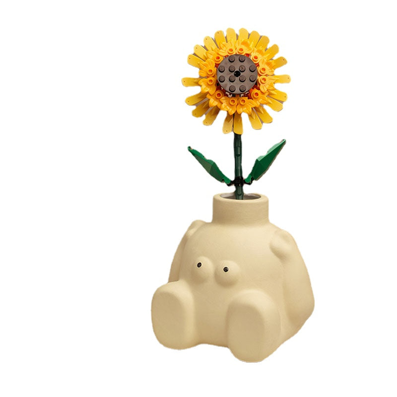 Nordic Abstract Human Ceramic Vase