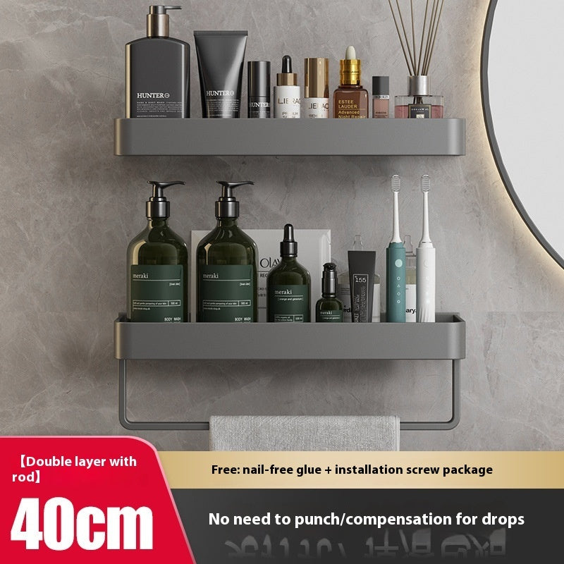 Wall-Mounted Bathroom Storage Rack