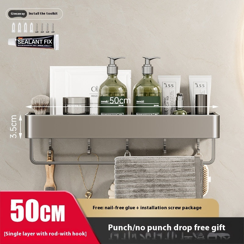 Wall-Mounted Bathroom Storage Rack
