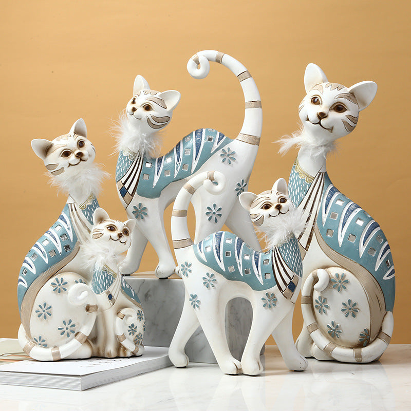 Cute Cat Living Room Ornament