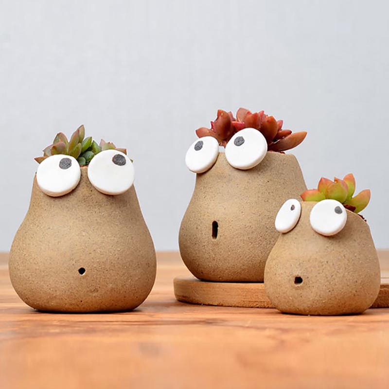 Mini Stoneware Thumb Pot