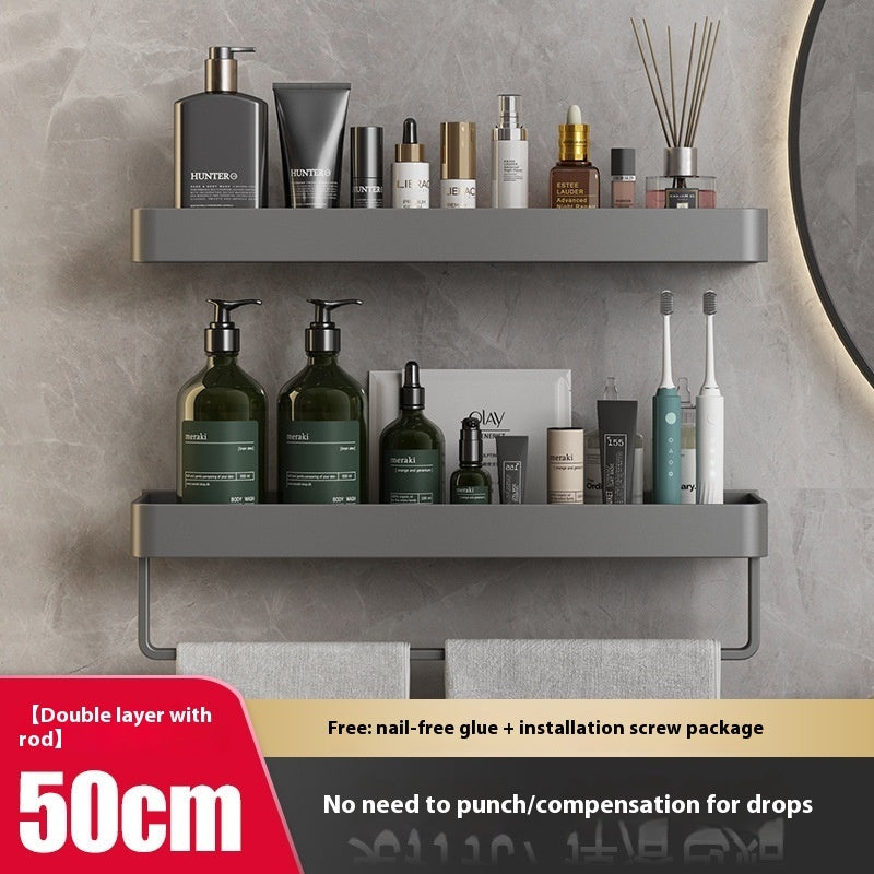 Wall-Mounted Bathroom Storage Rack