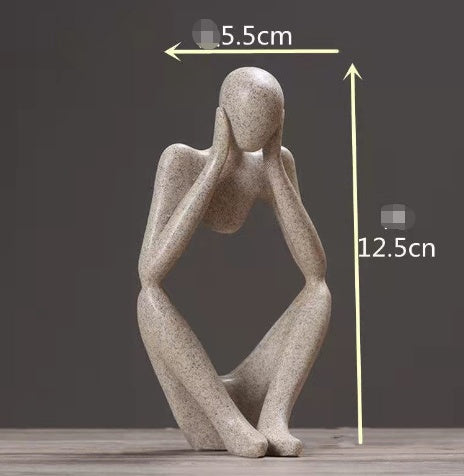 Abstract Thinker Sculpture —  Gift
