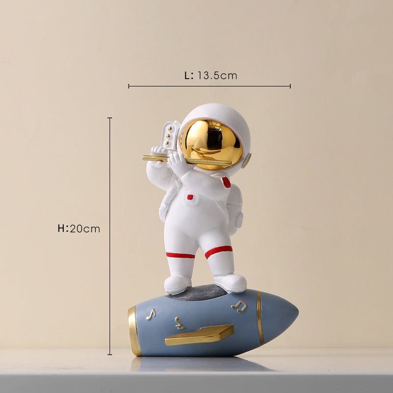 Nordic Astronaut Resin Figurine