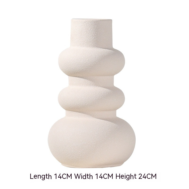 Minimalist Ceramic Flower Vase